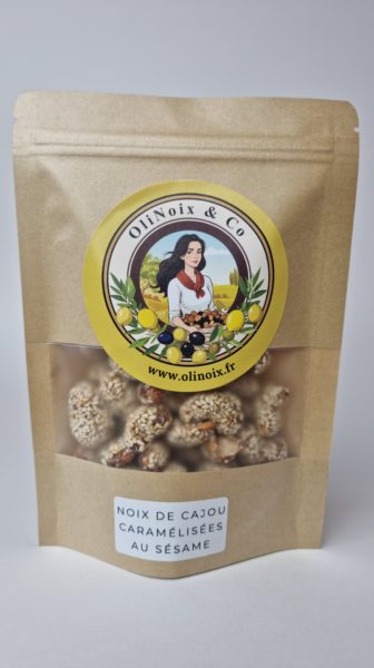 Noix de cajou caramélisées au sésame – Image 4