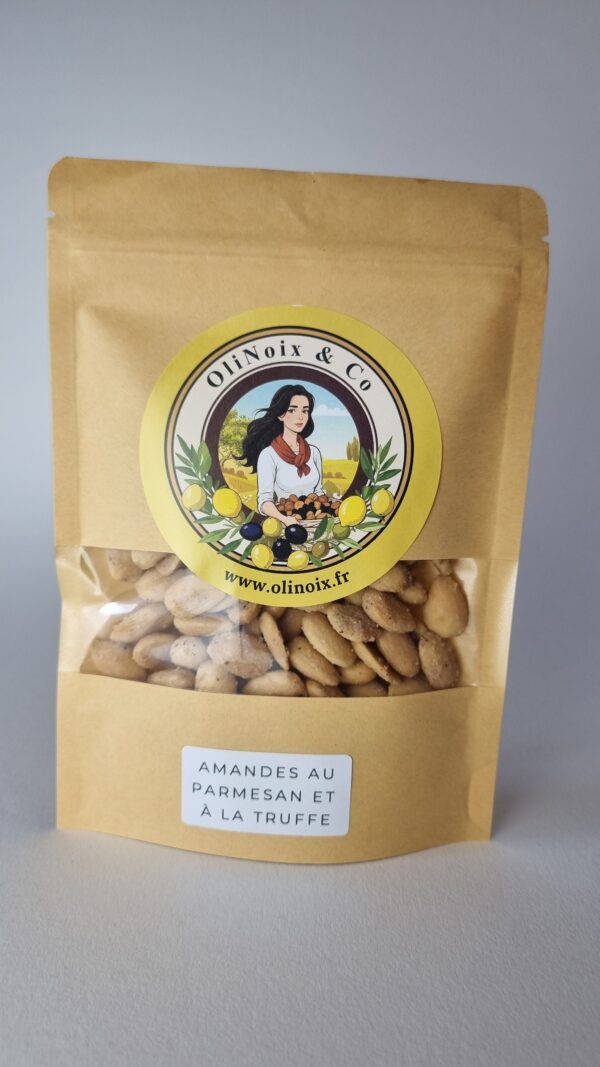 Amandes grillées et salées à la truffe et au parmesan – Image 4