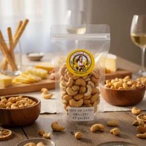 Noix de cajou grillées et salées
