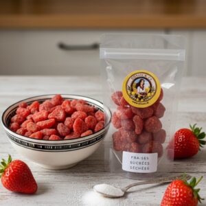 Fraises Séchées Sucrées