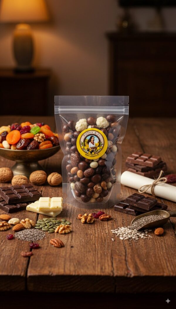 Mélange royal de noix au chocolat