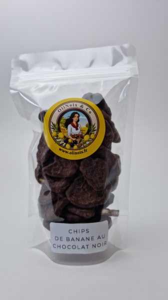 Chips de banane au chocolat noir – Image 3