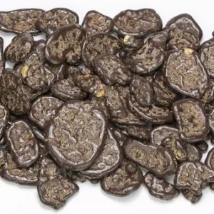 Chips de banane au chocolat noir