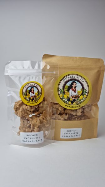 Rochers de cacahuètes au chocolat, caramel et sel de mer – Image 2
