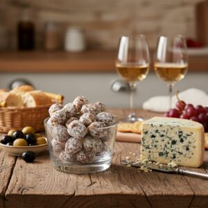 Mini saucissons au roquefort