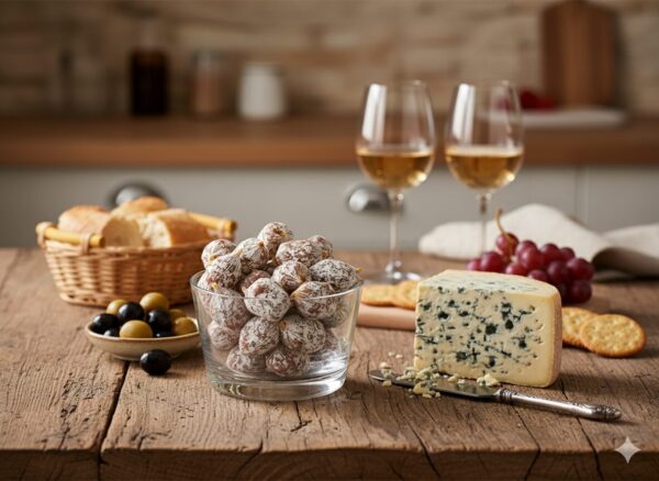 Mini saucissons au roquefort
